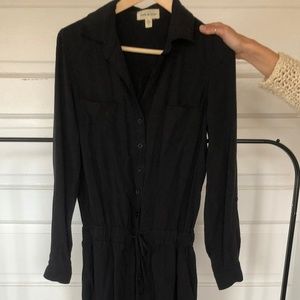 Cloth & Stone/Anthropologie Dark Grey Jumpsuit (S)